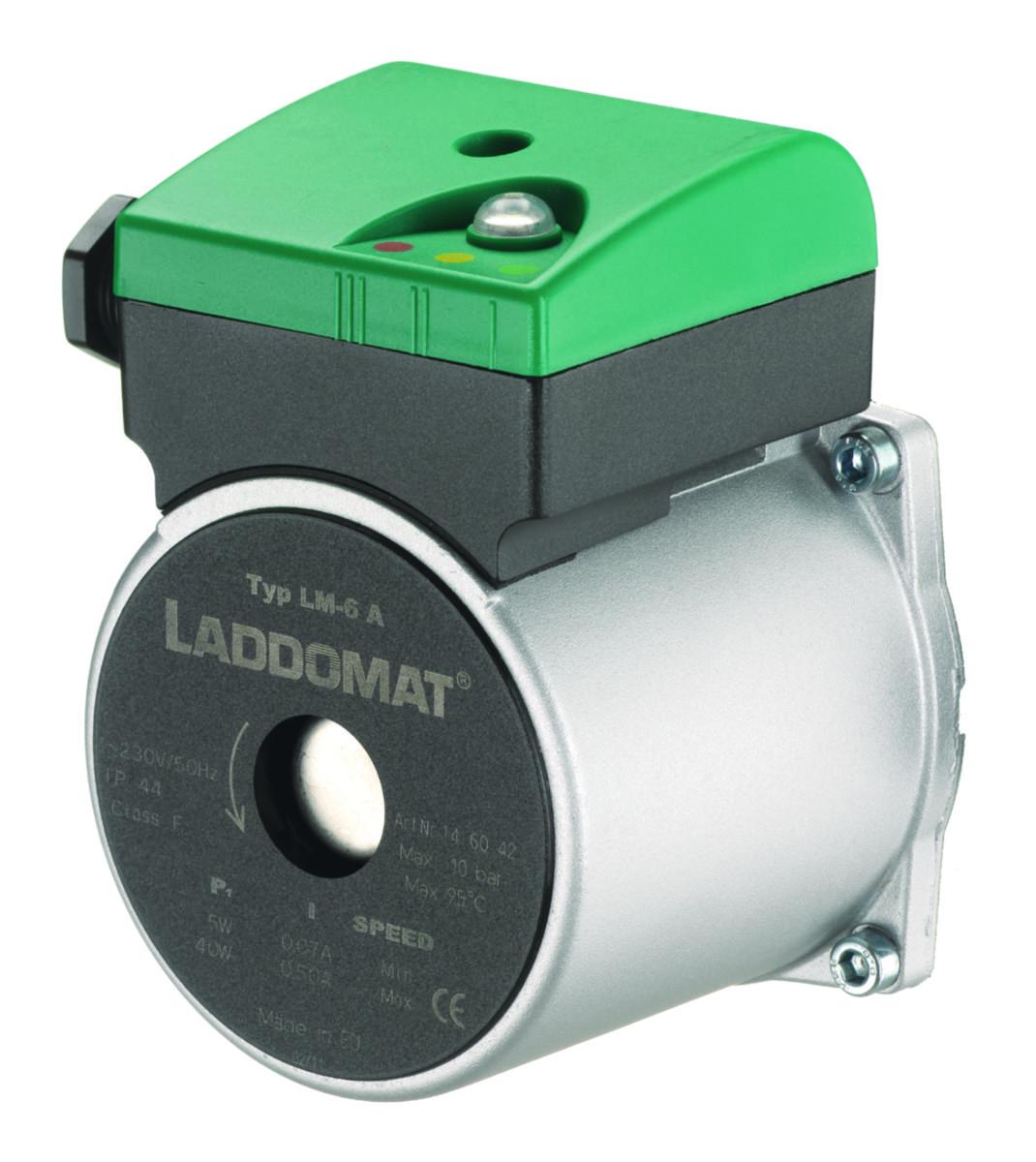 Drivsida Laddomat LM9A; Thermoventiler - DRIVSIDA PUMP LM9A TILL LADDOMAT