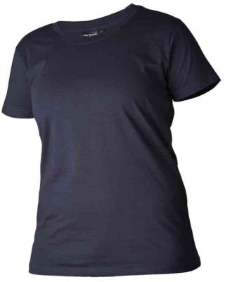 T-SHIRT TOPSWEDE 203012 DAM BOMULL RUND HALS MARIN L