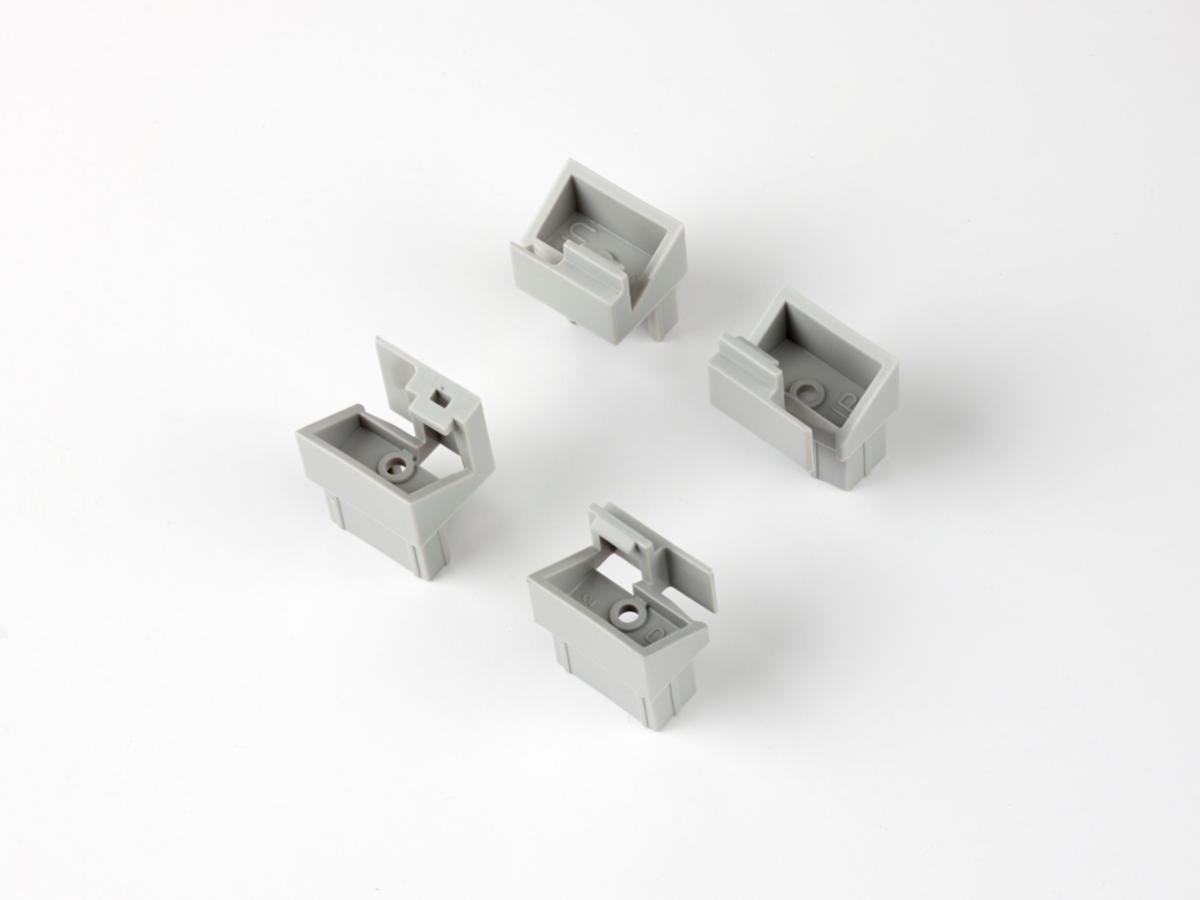 Snäppfäste, Solid, Contura Shower - CS SOLID SNÄPPFÄSTEN ÖVRE OCH NEDRE 4 ST