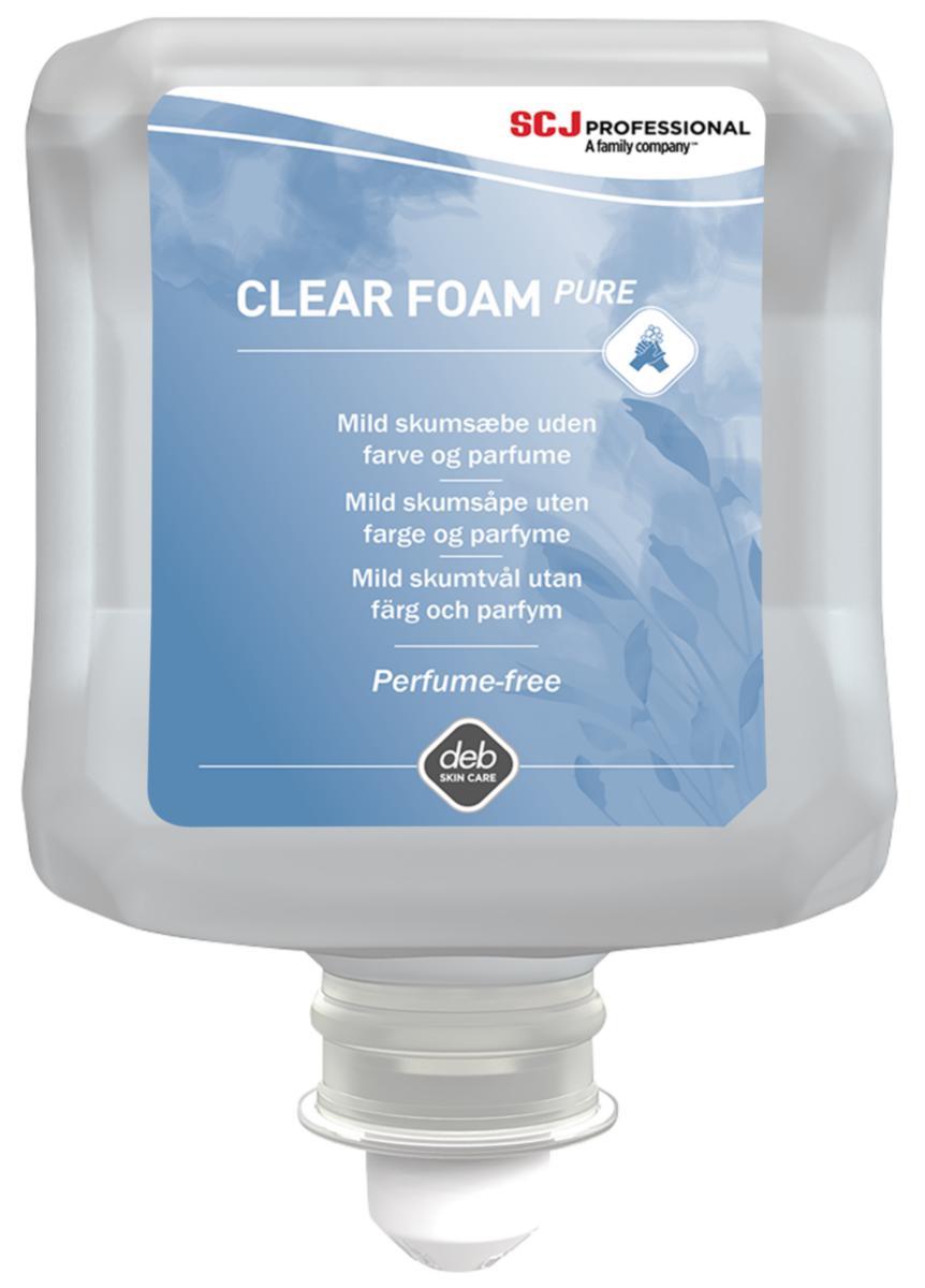 Skumtvål Clear Foam Pure - SKUMTVÅL CLEAR FOAM DEB 1 L PATRON