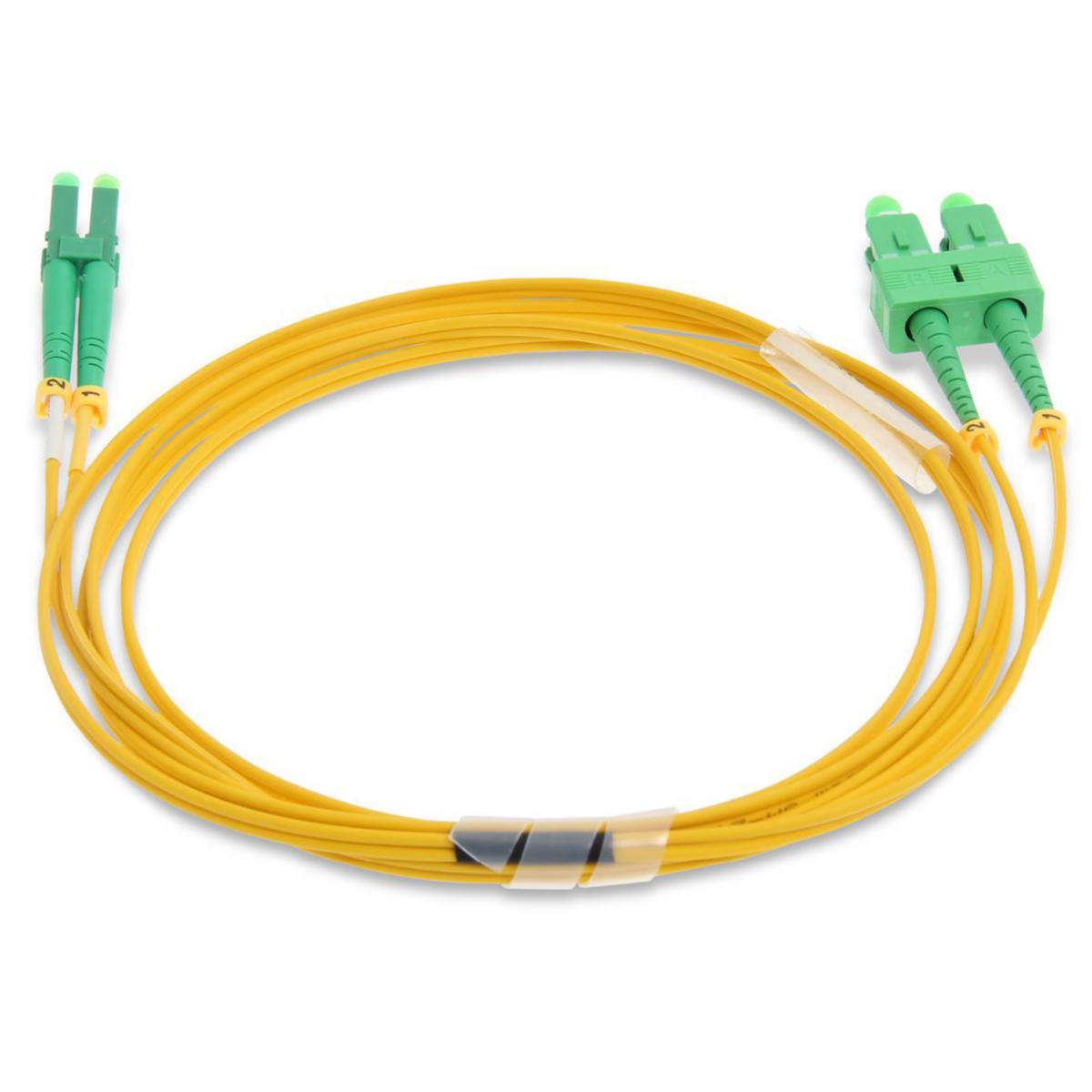 Fiberkablage SM Duplex SC/APC-LC/APC OS2 9/125 - 2XSC-LC 10/ APC 1M GUL 41F-S1-SC-LC-1A