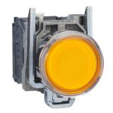 LAMPTRYCKKNAPP XB4BW35M5 ORANG LED ORANGE 230VAC 1SL+1BR