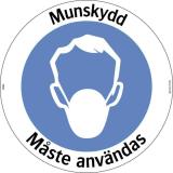 Påbudsdekal virusskydd