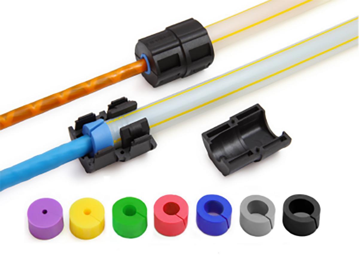 Kabeltätning delbar Gas och Vattentät - KABELTÄTNING 14/5,0-3,5MM 822814.0