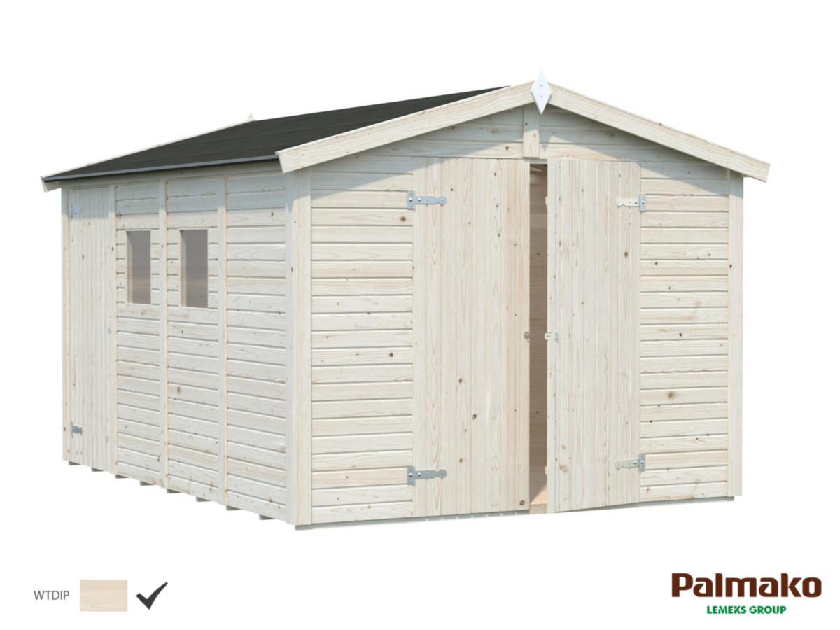 Förråd, Dan, 9.9 m² - FÖRRÅD DAN 10,1 M2 (9,9 M2) VIT/TRANS DIPPAD
