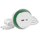 BORDSENHET MINI 60 USB-A/C VIT INS44008