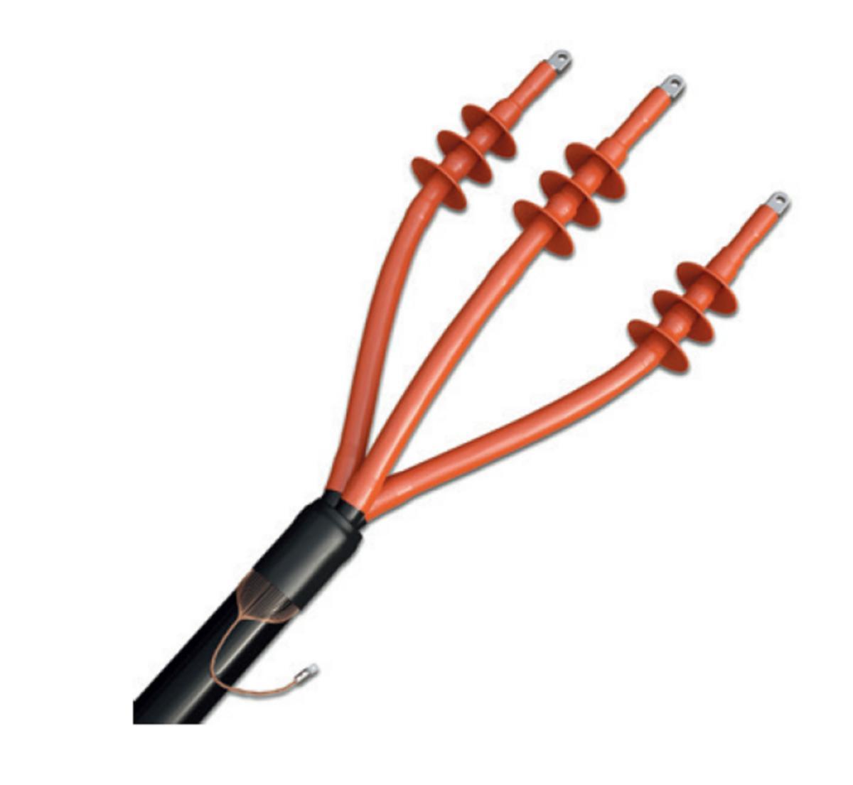 Utomhusavslut HOT3 för PEX isolerad 3-ledarkabel 12 och 24 kV. - AVSLUT 12KV HOT3.1212L 35-95 
