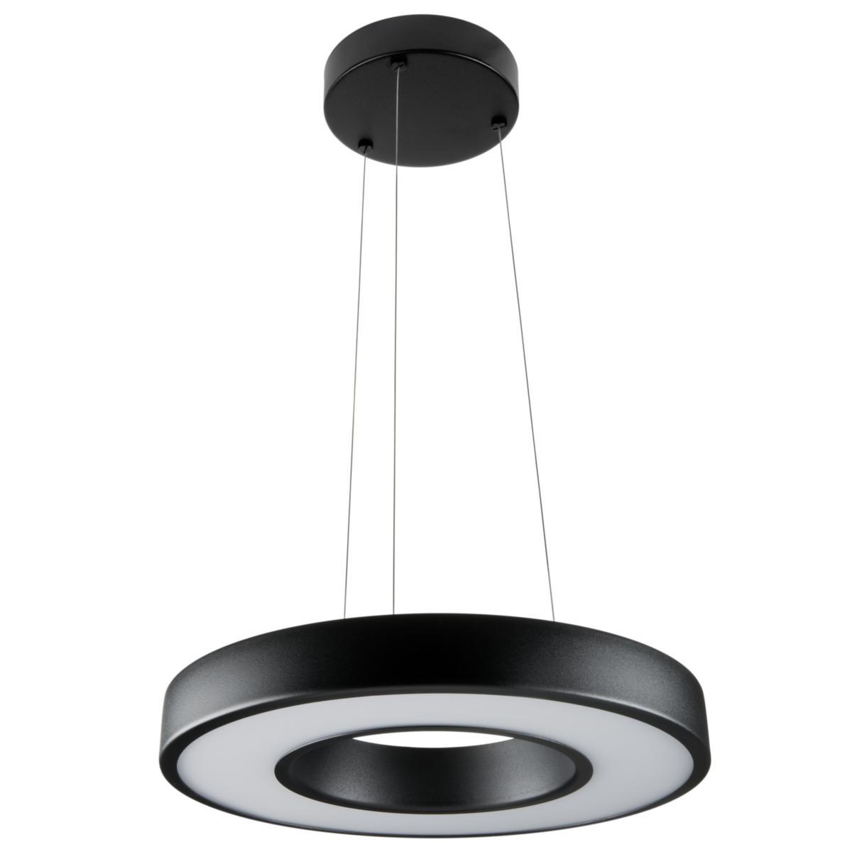 Pendelarmatur LED Cirulus, SG-Armaturen - PENDELARM LED 17W 27K 980LM SV CIRCULUS PENDEL SV 17W 2700K