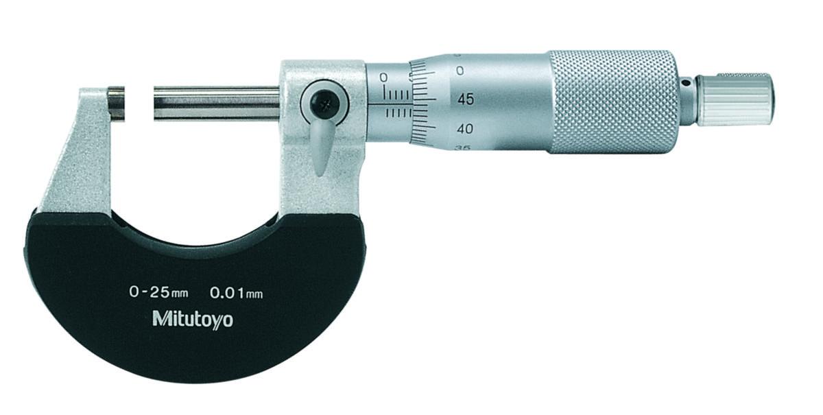 Mikrometer Mitutoyo Serie 102 - MIKROMETER MITUTOYO 102-301 0-25MMX0,01MM