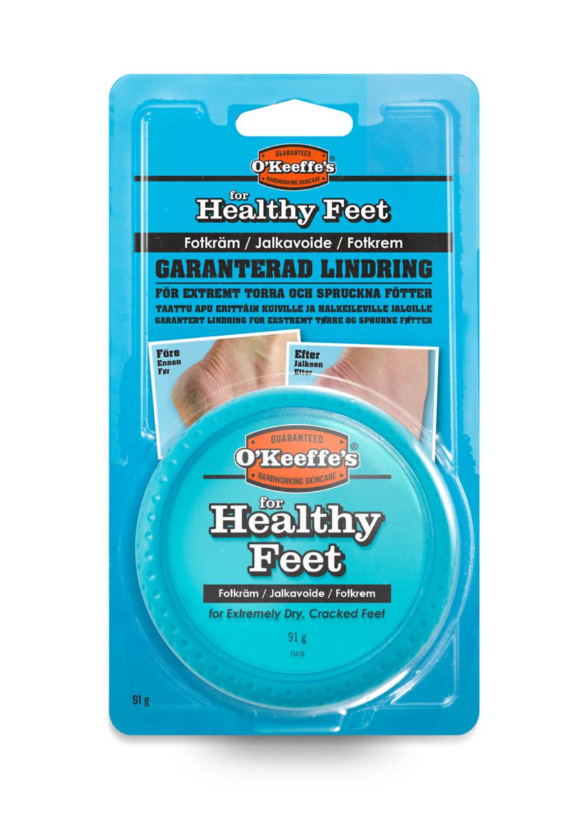 Fotkräm O keeffes Healthy feet - FOTKRÄM O`KEFFES HEALTHY FEET OPARFYMERAD 91 GRAM