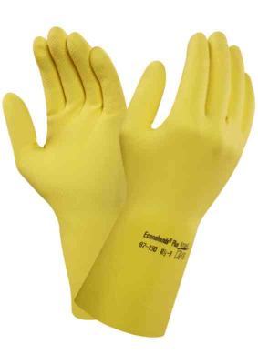 KEMSKYDDSHANDSKE ANSELL 87-190 ALPHATEC LATEX 305MM 8.5-9