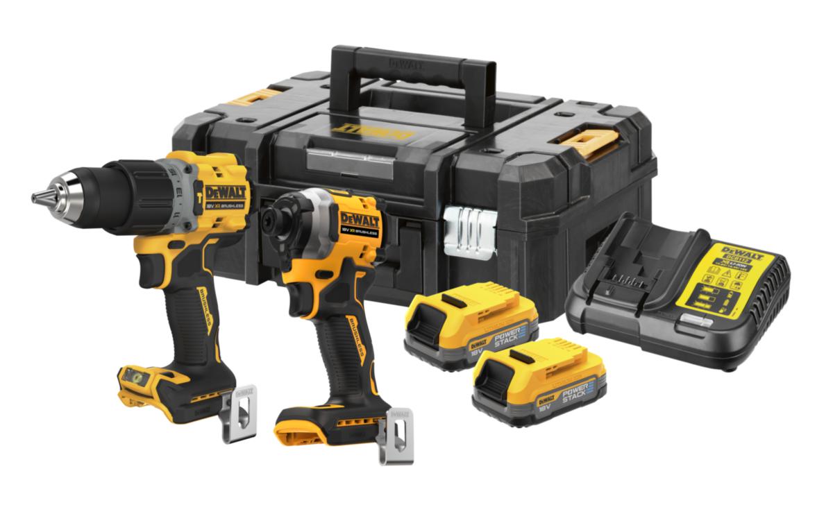 DeWALT Kit DCK2111L2T (DCD706 + DCF801 + 2 x 3,0 Ah + DCB112 + TSTAK II)