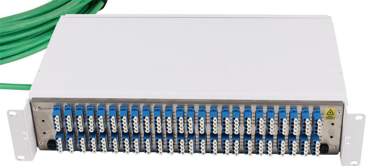 Fiberpanel ODF 19" Prefab Lightmate LC/UPC" - ODF PREFAB 192XLC/UPC MIKR 50M 201161-192L-50M