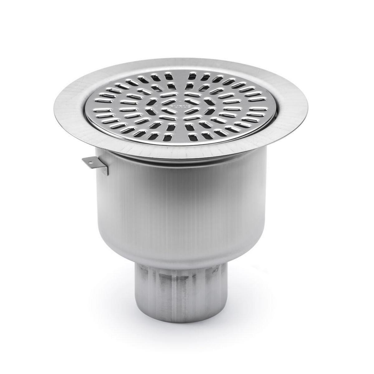 Golvbrunn Heavy 110/75 P/R bottenutlopp, Purus - PURUS HEAVY110R ROSTFRITT/SYRA FAST STÅL