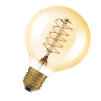 LED-lampa Vintage 1906, Glob, Guld, dimbar