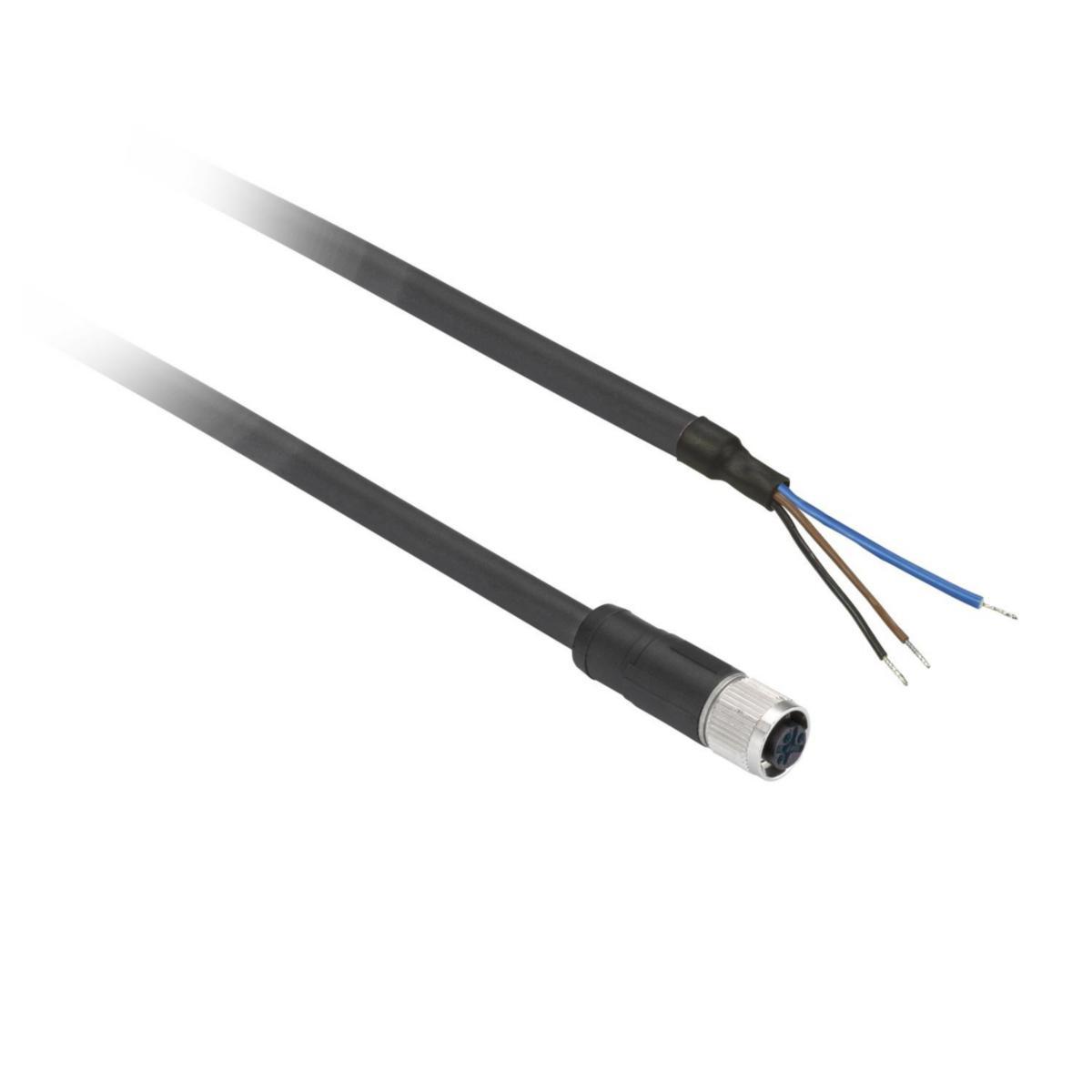 Kabel och kontaktdon PVC XZCPA - PVC KABEL M8 3P HONA RAK 5M XZCPA0566L5