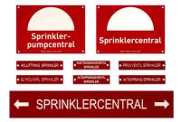 Sprinklerskyltar