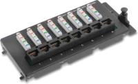 Patchpanel bestyckad C6 8xRJ45/IDC, Eurolan