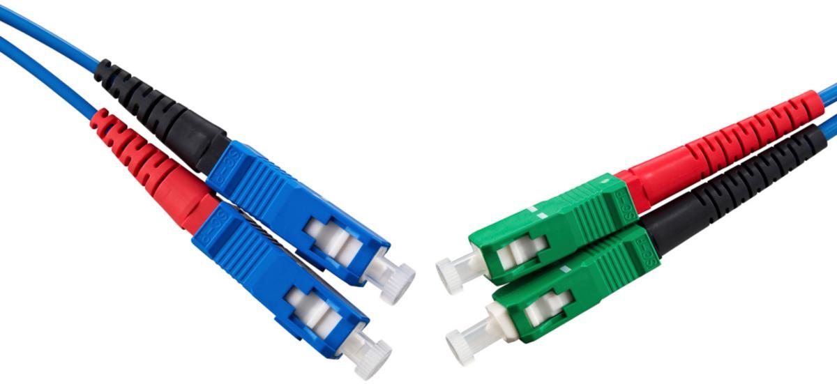 Fiberkablage FTTX SM Duplex SC/UPC-SC/APC - PATCH DX SM SC/UPC-SC/APC 0.5M EM-KSUSA-0005-FTTX
