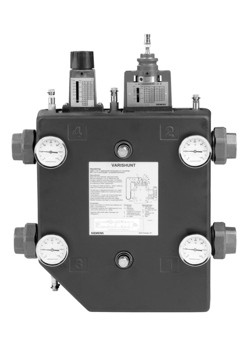 Shuntgrupp Varishunt VFG36, Siemens - VARISHUNT  VFG36.4022 2-VÄGS KVS 12-28 VÄRME