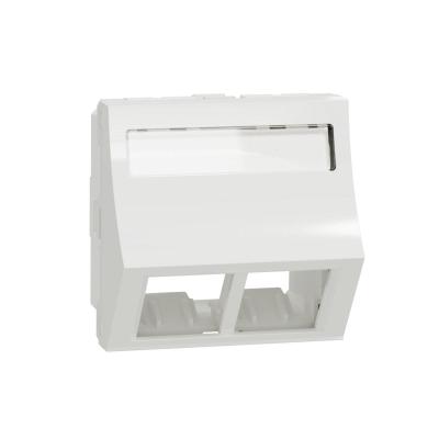 C-PLATTA RJ45 DBL DPM VINK VIT NU942418