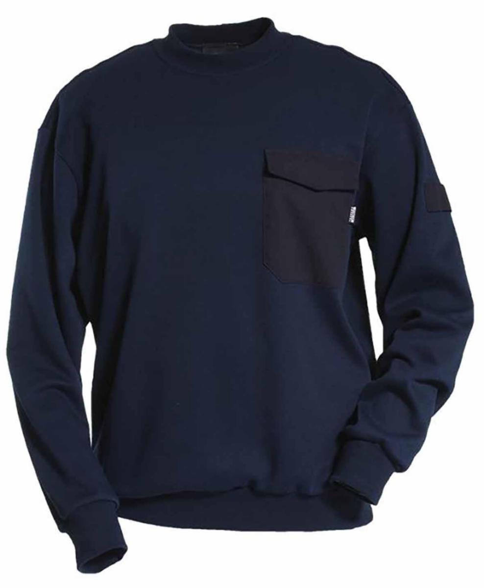 Sweatshirt Omexom 5985 - SWEATSHIRT OMEXOM 5985-89 MARIN FLAM/LJUSBÅGSTEST STL M