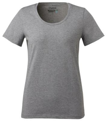 T-SHIRT SOUTH WEST NORA 128 DAM GRÅMELERAD STL XS