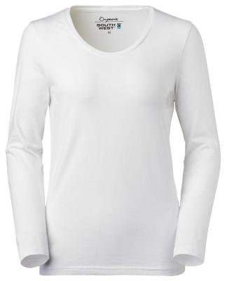 T-SHIRT SOUTH WEST LILY 129 L-ÄRM DAM VIT STL L