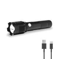 FICKLAMPA LED FLINQ 800LM UPPLADDNINGSBAR USB-C SVART