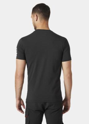 T-SHIRT HH 79246-990 SVART KENSINGTON STL L