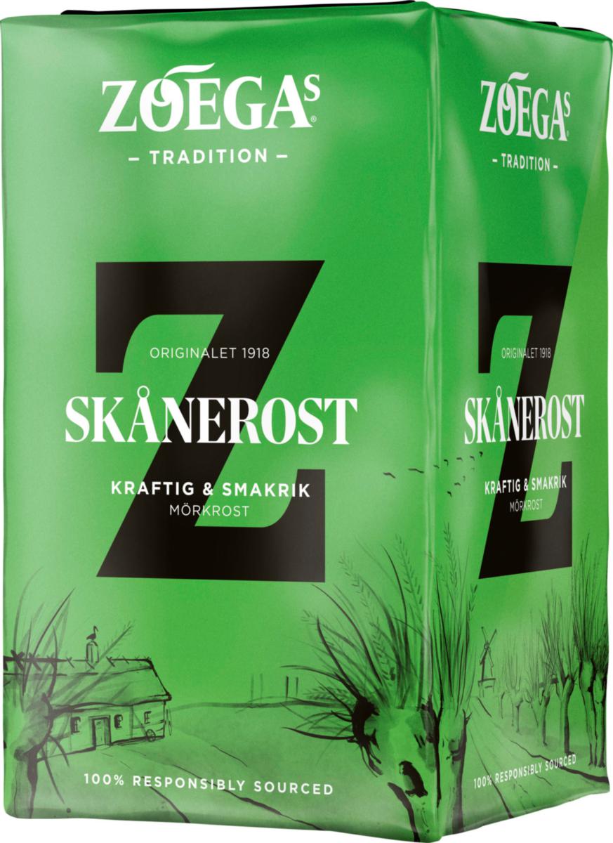 Kaffe Zoegas 450 g - KAFFE ZOEGAS SKÅNEROST 450 GR VACPAC