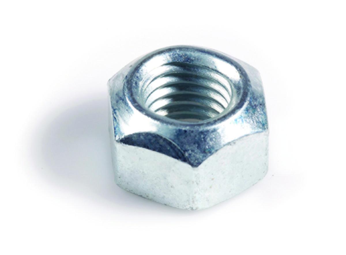 Sexkantslåsmutter helmetallisk 8.0 blankförzinkad DIN 6925 - LÅSMUTTER HELMETALLISK FZB M20 DIN 6925 50/FP